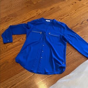 Calvin Klein Royal Blue Blouse
